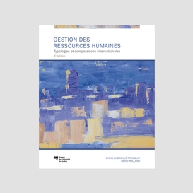 Gestion des ressources humaines, 3e édition