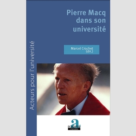 Pierre macq dans son université