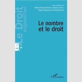 Le nombre et le droit