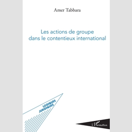 Les actions de groupe dans le contentieux international