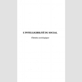 L'intelligibilite du social