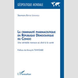 La criminalité pharmaceutique en république démocratique du congo