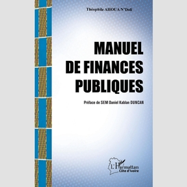 Manuel de finances publiques