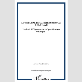 Le tribunal pénal international de la haye