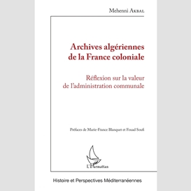 Archives algériennes de la france coloniale