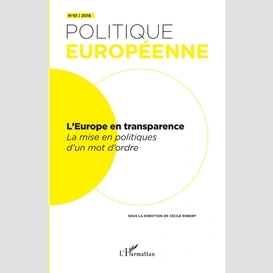 L'europe en transparence