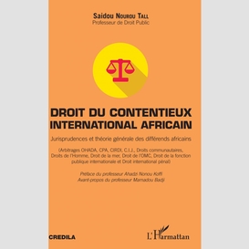 Droit du contentieux international africain