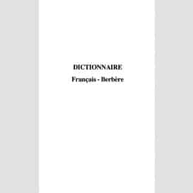 Dictionnaire français-berbère