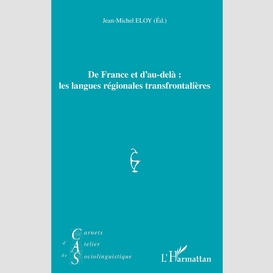 De france et d'au-delà : les langues régionales transfrontalières