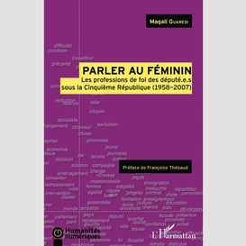 Parler au féminin