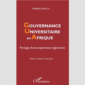 Gouvernance universitaire en afrique