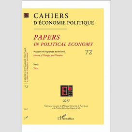 Cahiers d'économie politique