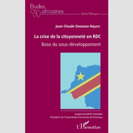 La crise de la citoyenneté en rdc