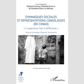 Dynamiques sociales et représentations congolaises (rd congo)