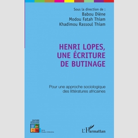 Henri lopes, une écriture de butinage