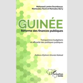 Guinée réforme des finances publiques