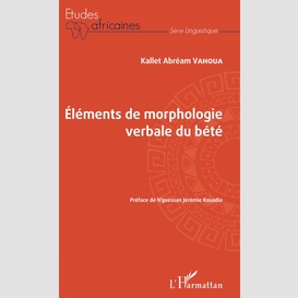 Eléments de morphologie verbale du bété