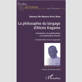 La philosophie du langage d'alexis kagame