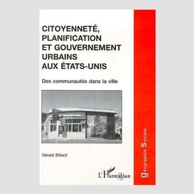 Citoyenneté planification et gouvernemen