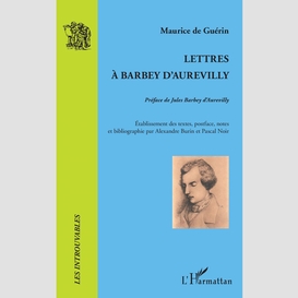 Lettres à barbey d'aurevilly