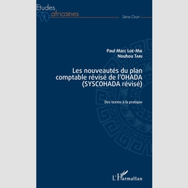 Les nouveautés du plan comptable révisé de l'ohada (syscohada révisé)