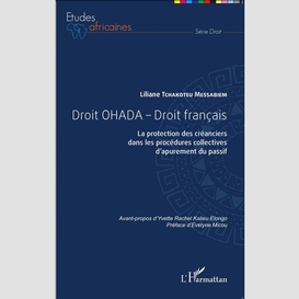 Droit ohada - droit français