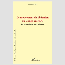 Le mouvement de libération du congo en rdc