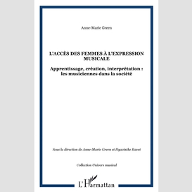 L'accès des femmes à l'expression musicale