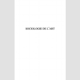 Sociologie de l'art