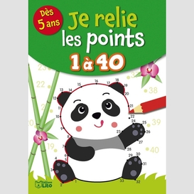 Je relie les points de 1 a 40 panda