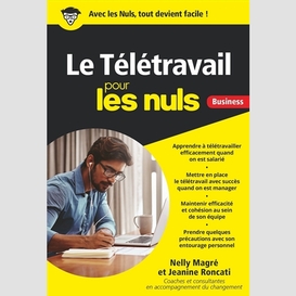 Teletravail (le) pour nuls