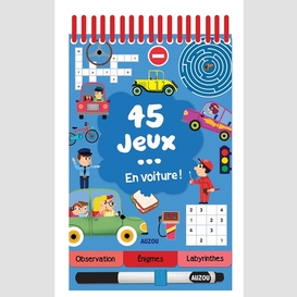 45 jeux en voiture