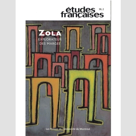 Études françaises. volume 39, numéro 2, 2003