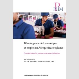 Développement économique et emploi en afrique francophone