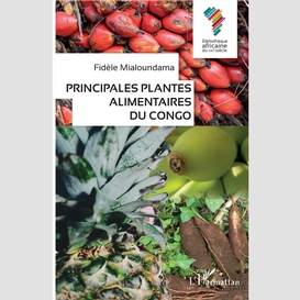 Principales plantes alimentaires du congo