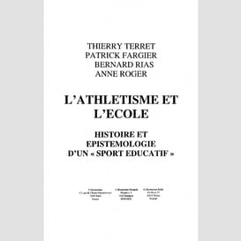 L'athlétisme et l'école