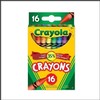 16/pqt crayon cire regulier crayola