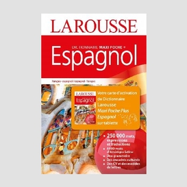 Dictionnaire espagnol maxi poche +