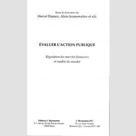 Évaluer l'action publique