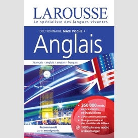 Dictionnaire larousse maxi poche + angla