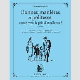 Bonnes manieres et politesse