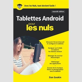 Tablettes android pour les nuls