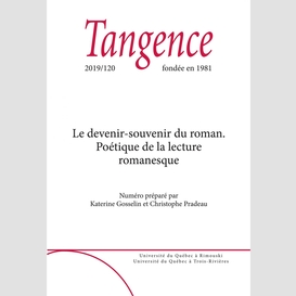 Tangence. no. 120,  2019