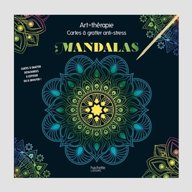 Mandalas - cartes a gratter anti-stress