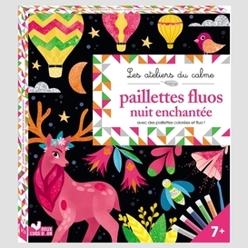 Paillettes fluo nuit enchantee