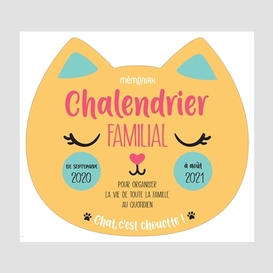 Chalendrier familial chat - memoniak