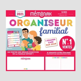 Organiseur familial 2021 - memoniak
