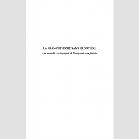 Francophonie sans frontière la