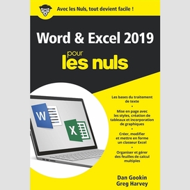 Word et excel 2019 pour les nuls