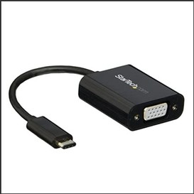 Adaptateur usb-c a vga 7 po